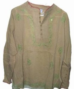 Bluza din bumbac cu broderie