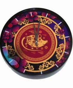 Ceas Feng Shui, mecanism cuart, cu Sobolanul Fericirii