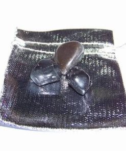 Saculet auto cu cristale de onix pentru zodia maimuta