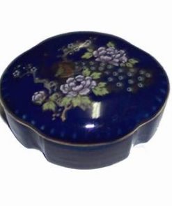 Casetuta Feng Shui din cobalt cu paunul fericirii