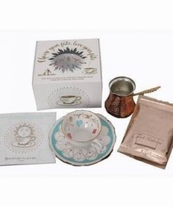 Cana de ghicit in cafea si ceai -placata cu aur 24k