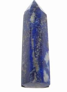Cristal natural de lapislazuli cu varf ascutit