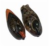 Set de rate mandarine din lemn