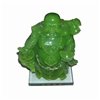 Buddha al bogatie cu sac de bani,pepite din jad industral