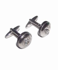 Butoni argintii cu cristal magic transparent