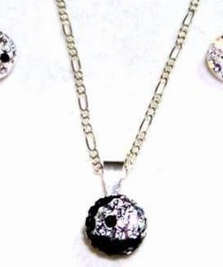 Set de bijuterii cu Yin-Yang si Swarovski