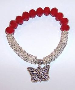 Bratara Feng Shui pe elastic cu Fluturele Eliberarii
