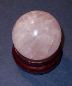 Sfera Feng Shui din cuart roz