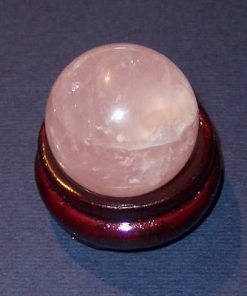 Sfera Feng Shui din cuart roz