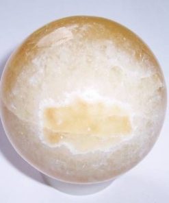 Sfera Feng Shui din citrin/calcit
