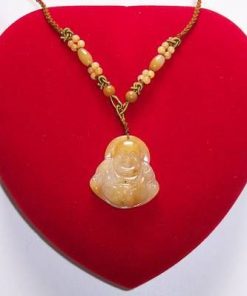 Buddha razanddin citrin/jad galben- Remediu Feng Shui