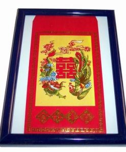 Tablou de birou sau de perete cu Pasare Phoenix si Dragon