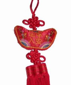 Canaf Feng Shui in forma de pepita cu nod mistic