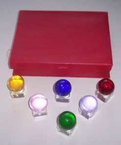Set de 6 sfere colorate - remediu Feng Shui