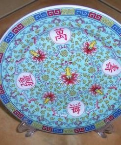 Farfurie Feng SHui cu simboluri si picturi de bun augur