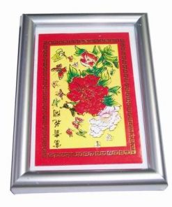 Tablou Feng Shui cu flori de bujor