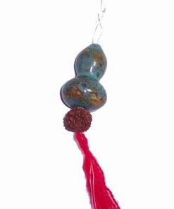 Wu Lou din ceramica cu Rudraksha