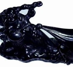 Buddha cu Sacul Abundentei din os de peste