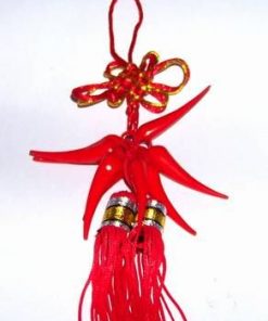 Canaf Feng Shui cu 8 ardei rosii - remediu de protectie