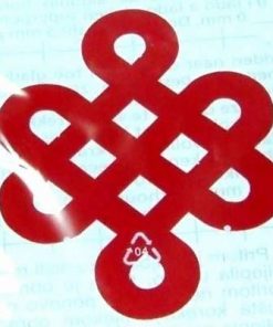 Autocolant cu Nodul Mistic Rosu
