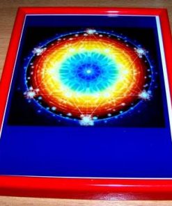 Mandala Feng Shui cu Steaua lui David si roata norocului
