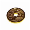 Moneda antica aurie cu ideograme de bun augur