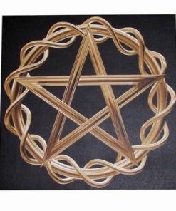 Tablou Feng Shui cu Pentagrama magica si Sarpele Infinit