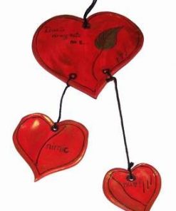 Set de 3 inimioare Feng Shui legate