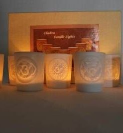 Set de 7 suporti din portelan pentru cele 7 chakre