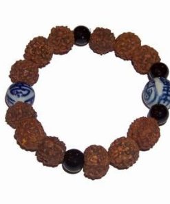 Bratara cu Rudraksha cu cinci fete - pentru sanatate