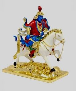 Lordul Kubera pe calul alb - remediu Feng Shui din metal