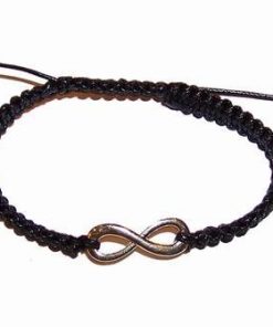 Bratara Feng Shui reglabila, cu cifra 8 placata - unisex