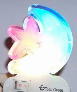 Lampa de veghe in forma de luna si steluta