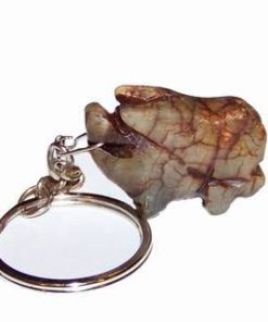 Breloc Feng Shui din jad - zodia Mistret/Porc