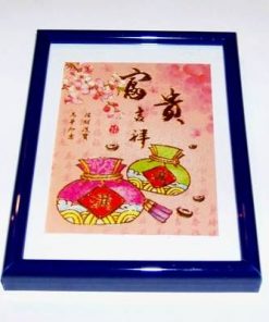 Tablou Feng Shui cu ideograme de bun augur