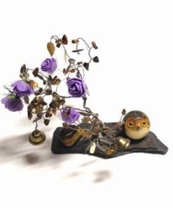 Copac Feng Shui cu cristale de ochi de tigru