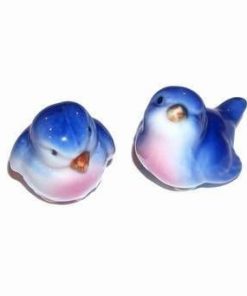 Pasarile fericirii - pereche, din ceramica