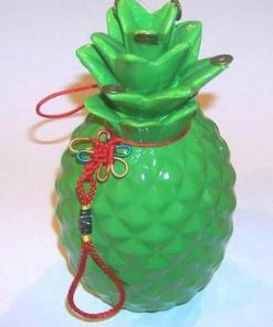 Ananas din ceramica cu Nod mistic si monede