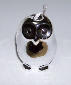 Bufnita din ceramica argintie