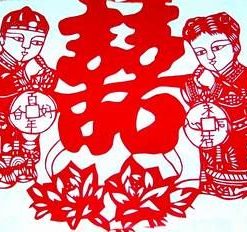 Tablou Feng Shui cu Dubla Fericire