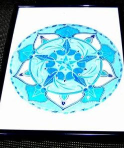 Tablou Feng Shui cu Chakra Vishuddha