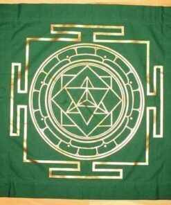 Merkaba Yantra de culoare verde